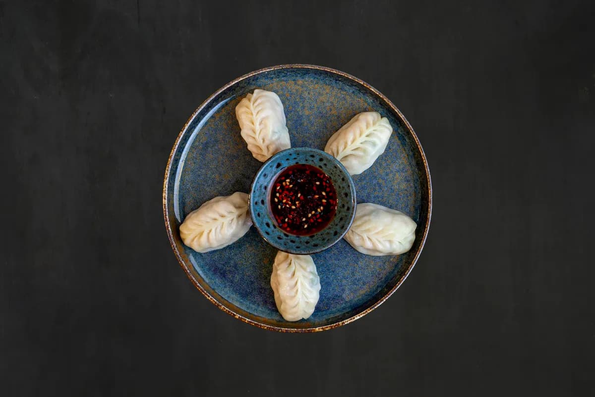 110 · Vegetable Dumpling (Steamed)